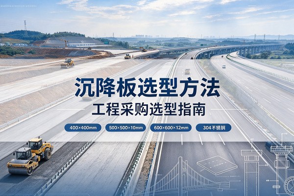 邛崃沉降板选择方法