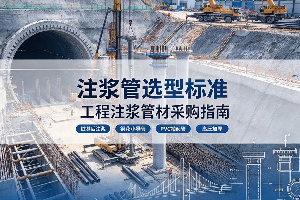 邛崃注浆管选型标准