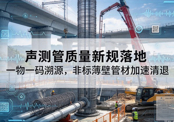 邛崃声测管质量新规落地，一物一码溯源，非标薄壁管材加速清退