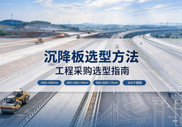 邛崃沉降板选择方法