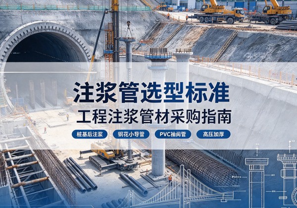 邛崃注浆管选型标准